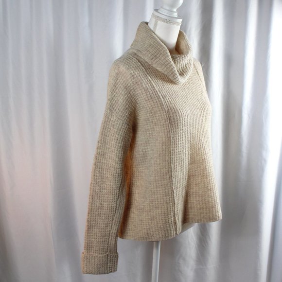 Free People Sweaters - Free People Loose Weave Oversized Style Cowl Neck Sweater, Size XS